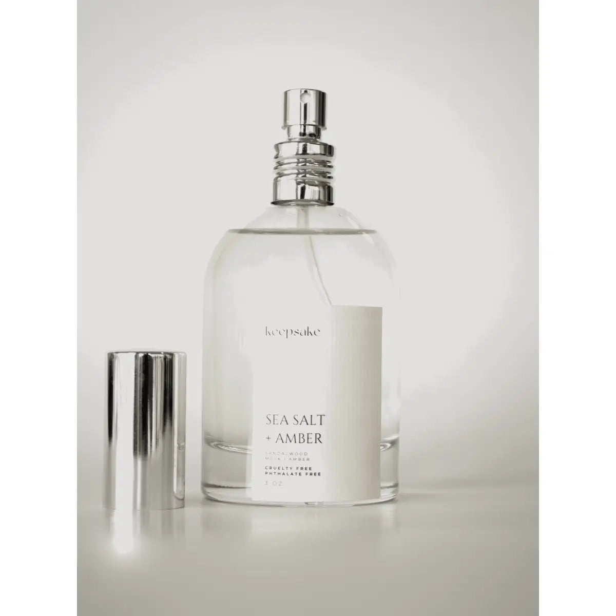 Room or Linen Spray - Sea Salt + Amber - Keepsake Candle | Curated