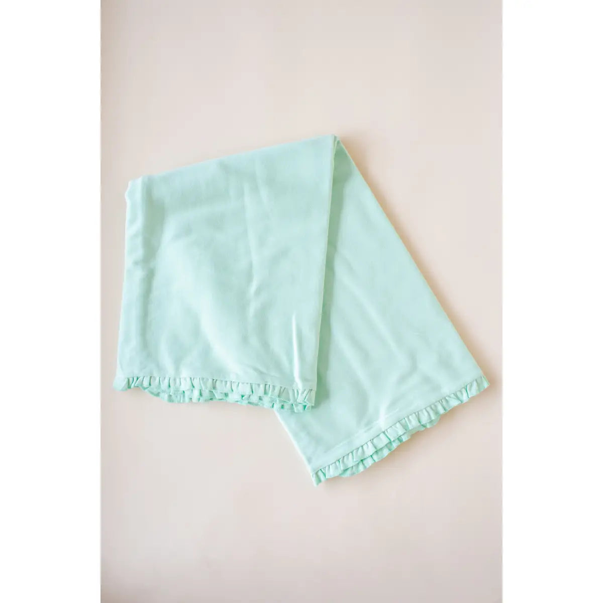 Ruffle Baby Blankets - Mint / One Size - ARB Blanks