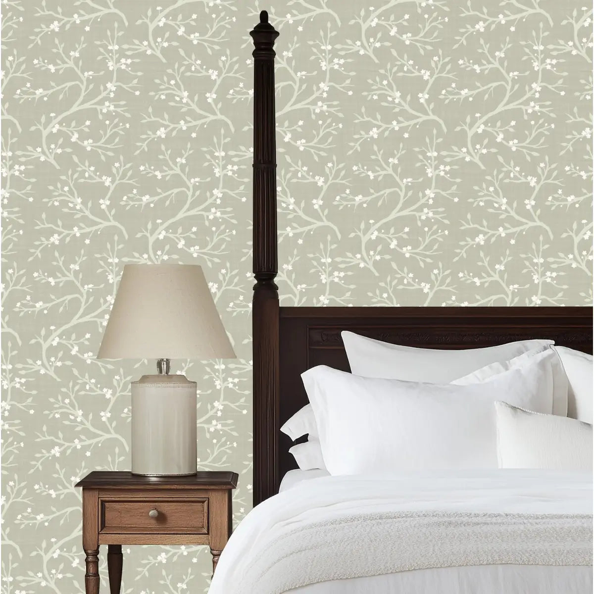 Russ Wallpaper - Delicate Branches - by Danielle Eneh - Loomwell Home Goods
