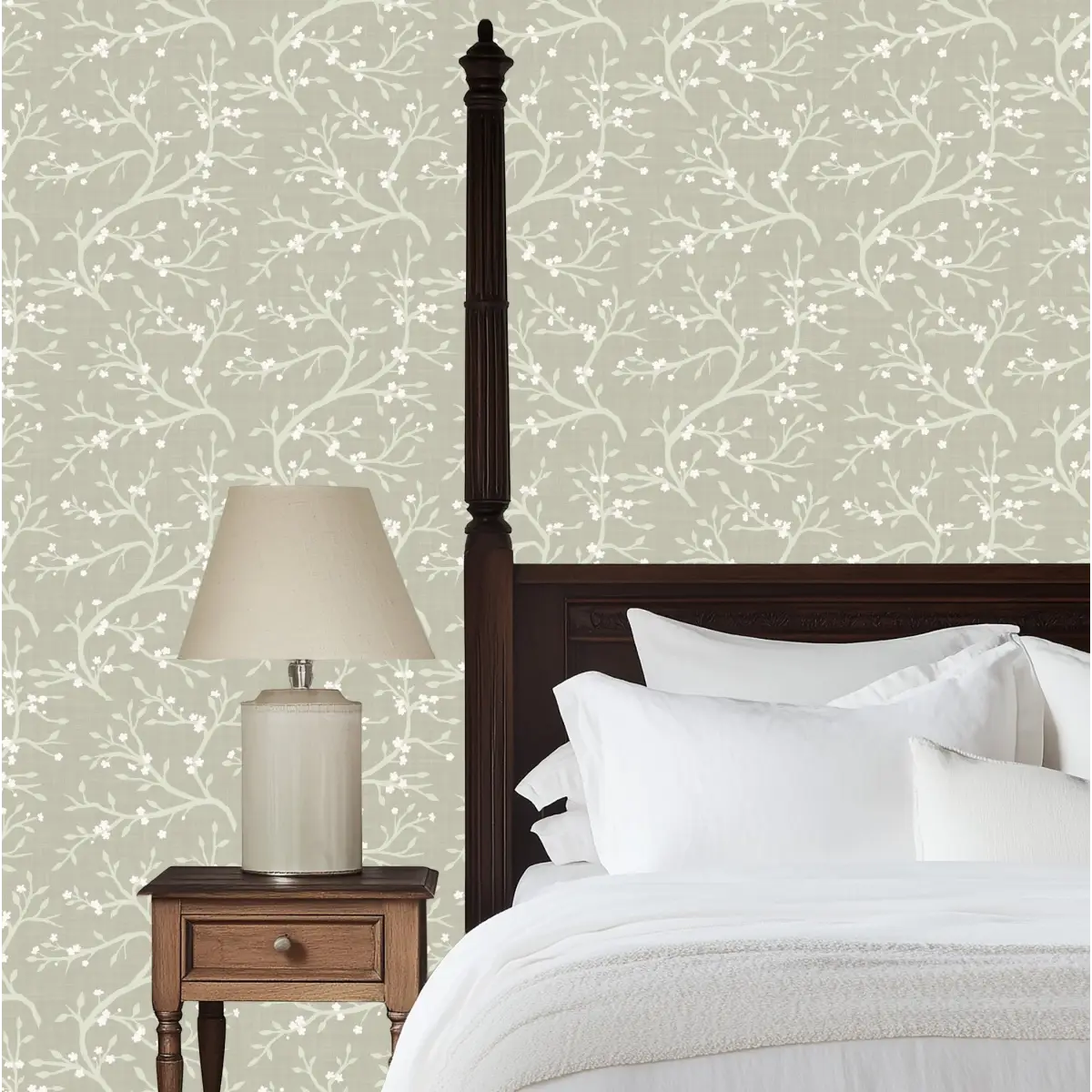 Russ Wallpaper - Delicate Branches - by Danielle Eneh - Loomwell Home Goods