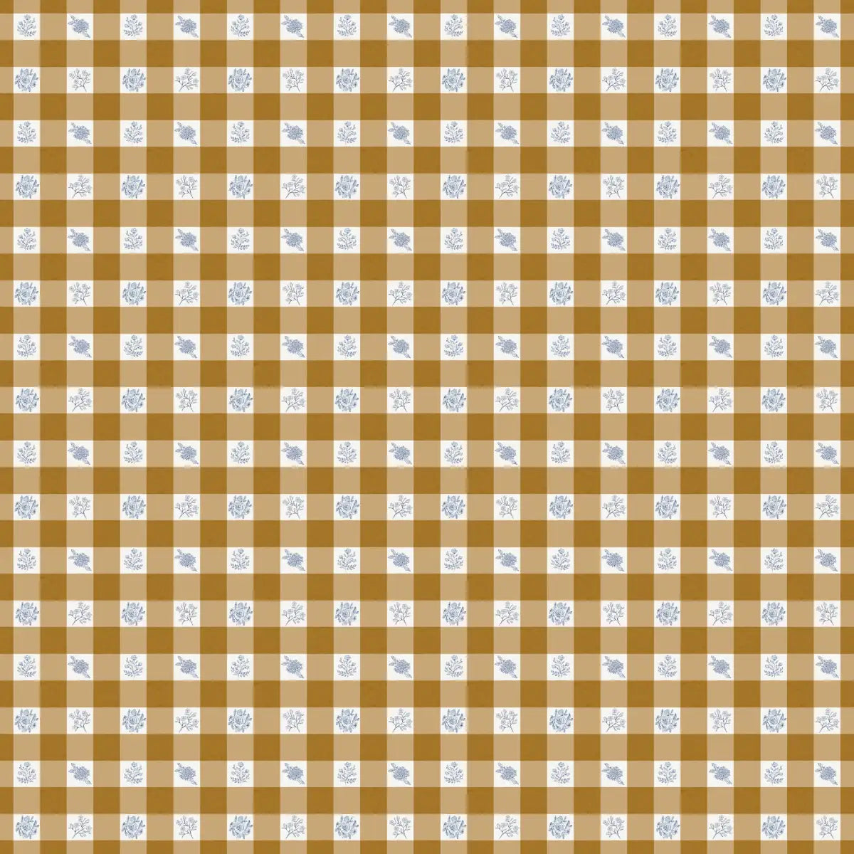 Selma Wallpaper - Gingham Check - by Annalee Beck - Loomwell Home Goods
