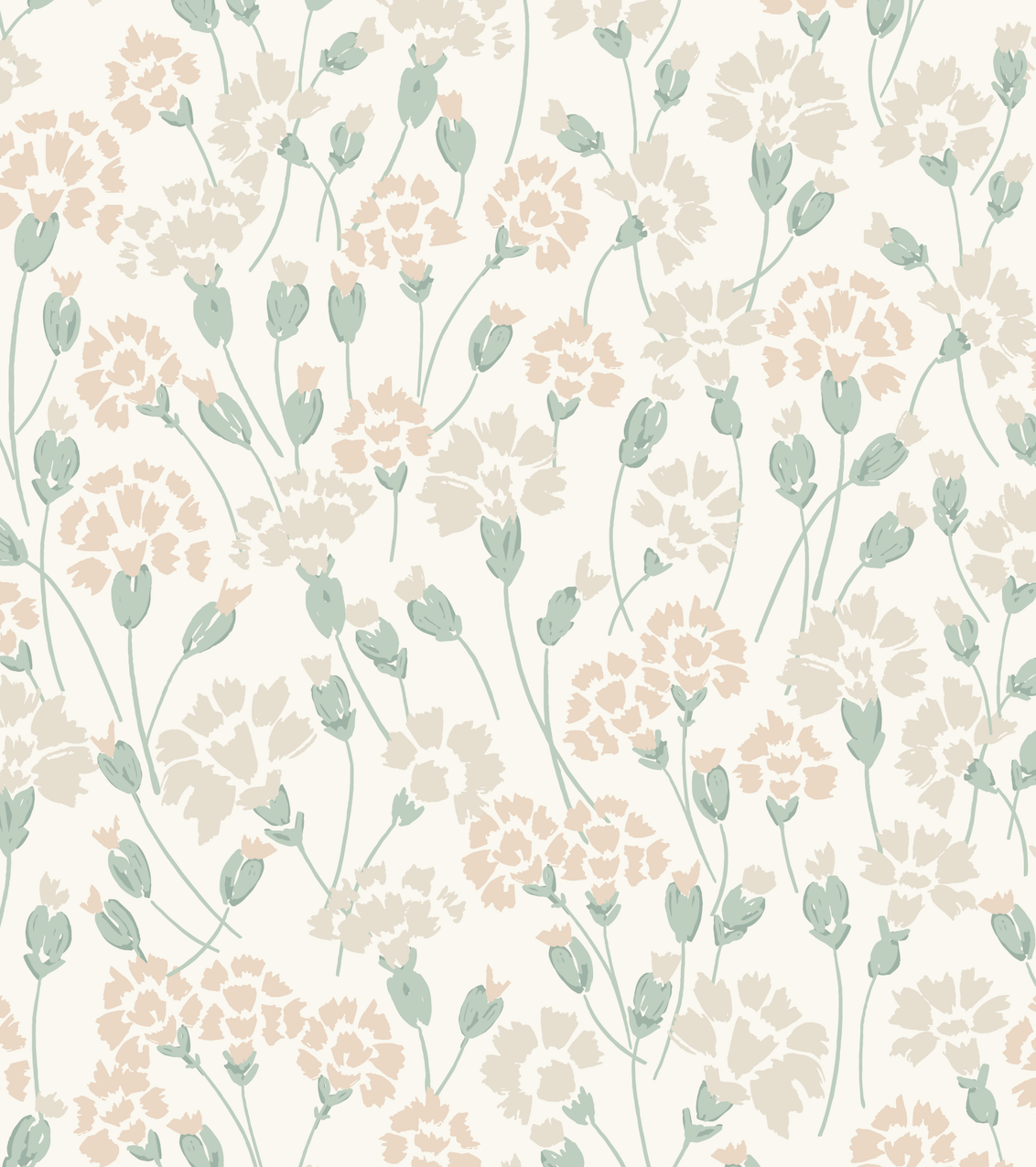 Seneca Wallpaper by Hufton Studio - Sample 1 foot by 1 foot / Peach - Loomwell Home Goods