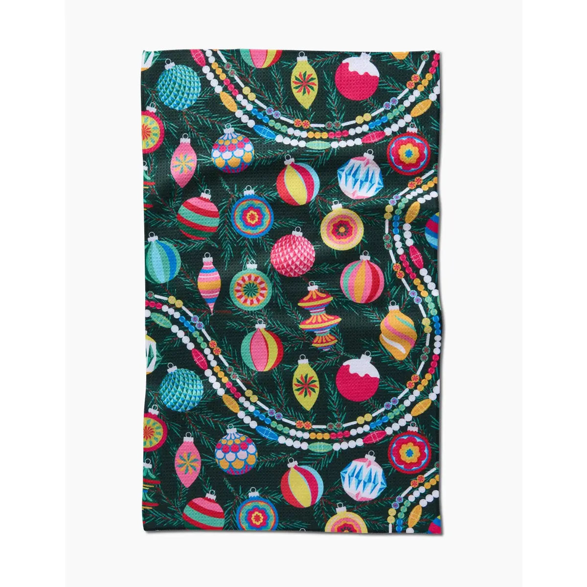 Kitchen Towel - Shiny Vintage Ornaments - Geometry
