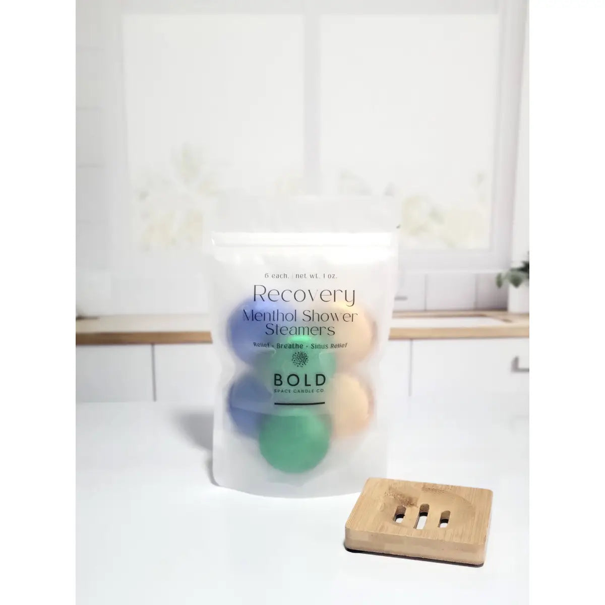 Shower Steamers - Recover Variety Pack – 6 pack 3 scents for Respiratory Support - Bold Space Candle Co.