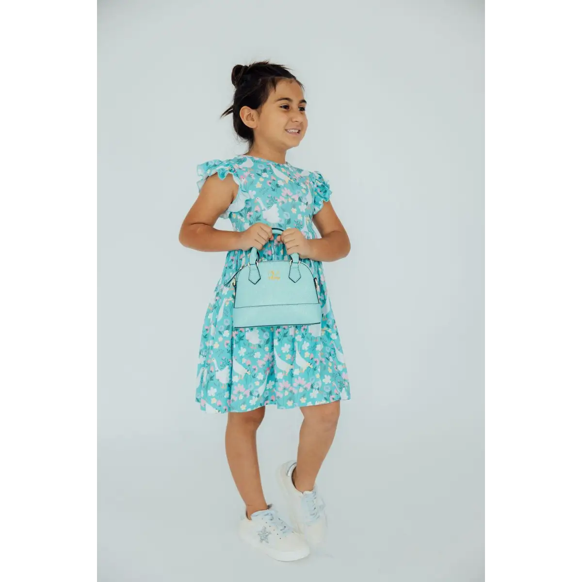 Silly Goose Flutter Sleeve Twirl Dress - Mila & Rose ®