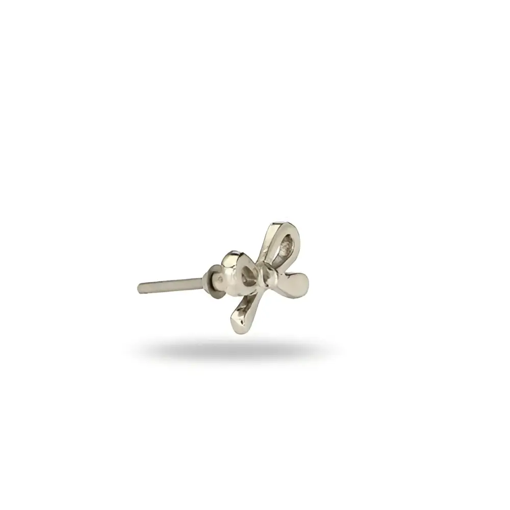 Silver Bow Knob (each) - Perilla Home