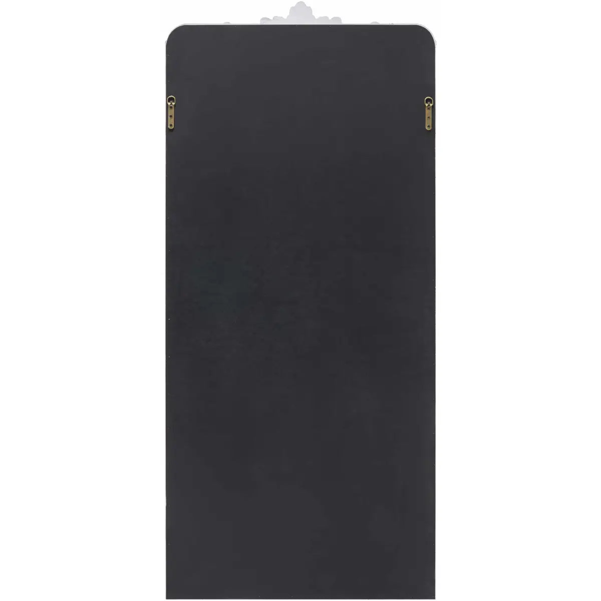 Silver Gray Frame 66’’ Rectangle Wall Mirror - 66’’H x 30’’W x 2’’D Arch/Crowned Top - Boutique Rugs