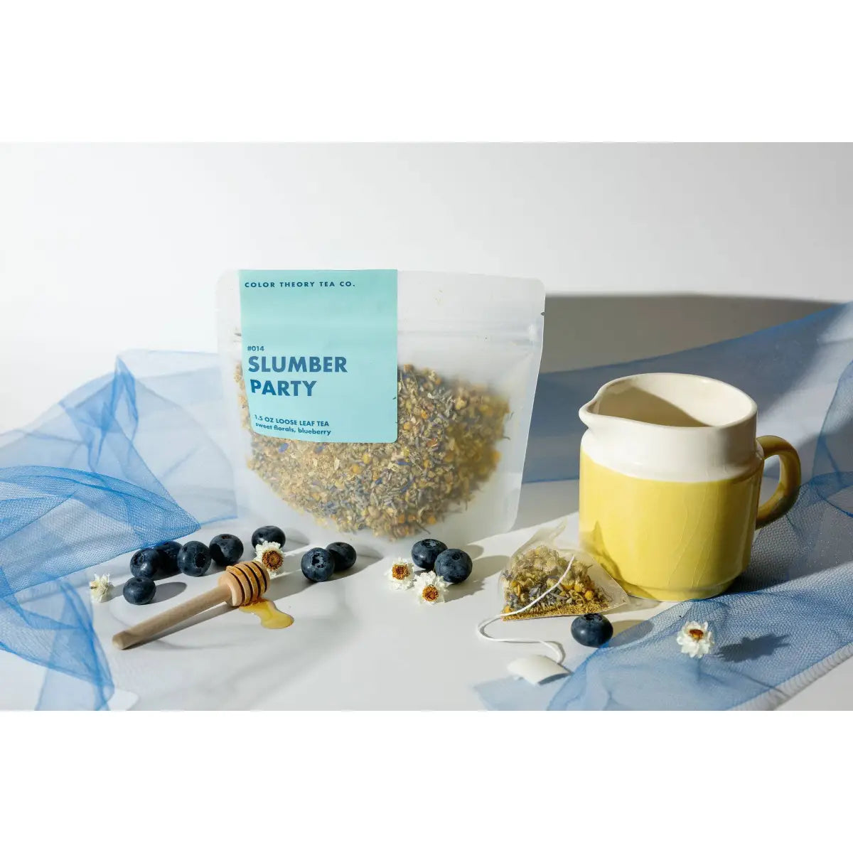 Loose Leaf Tea - Slumber Party - Chamomile Lavender Blueberry Herbal - Color Theory Tea Co.