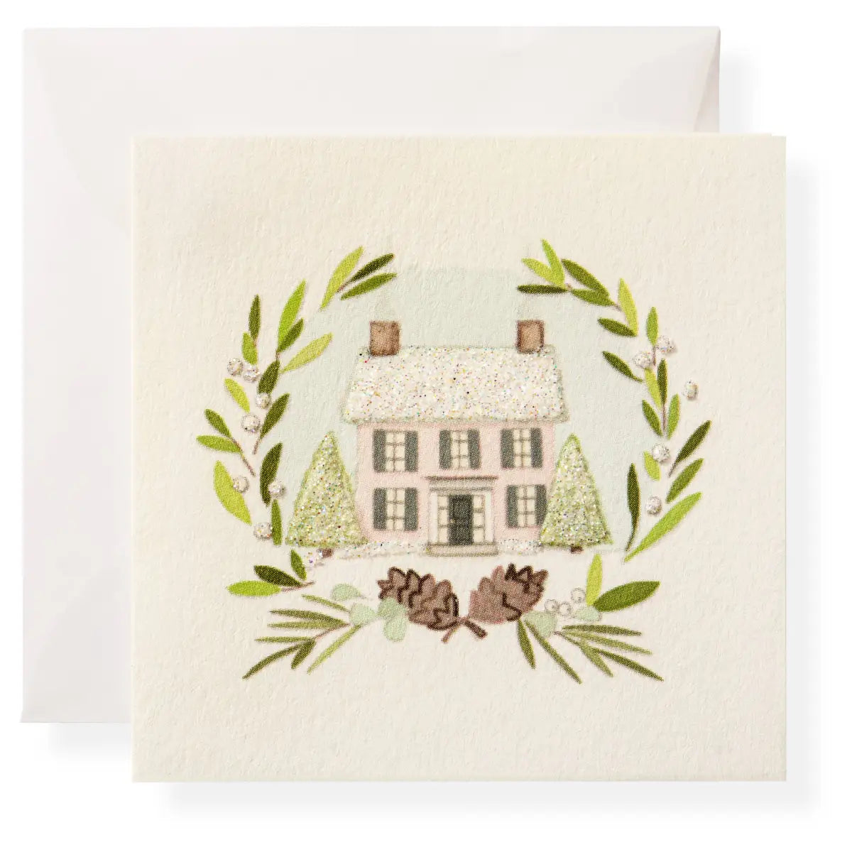 Holiday Gift Enclosure Card - Snow Day House - Karen Adams Designs