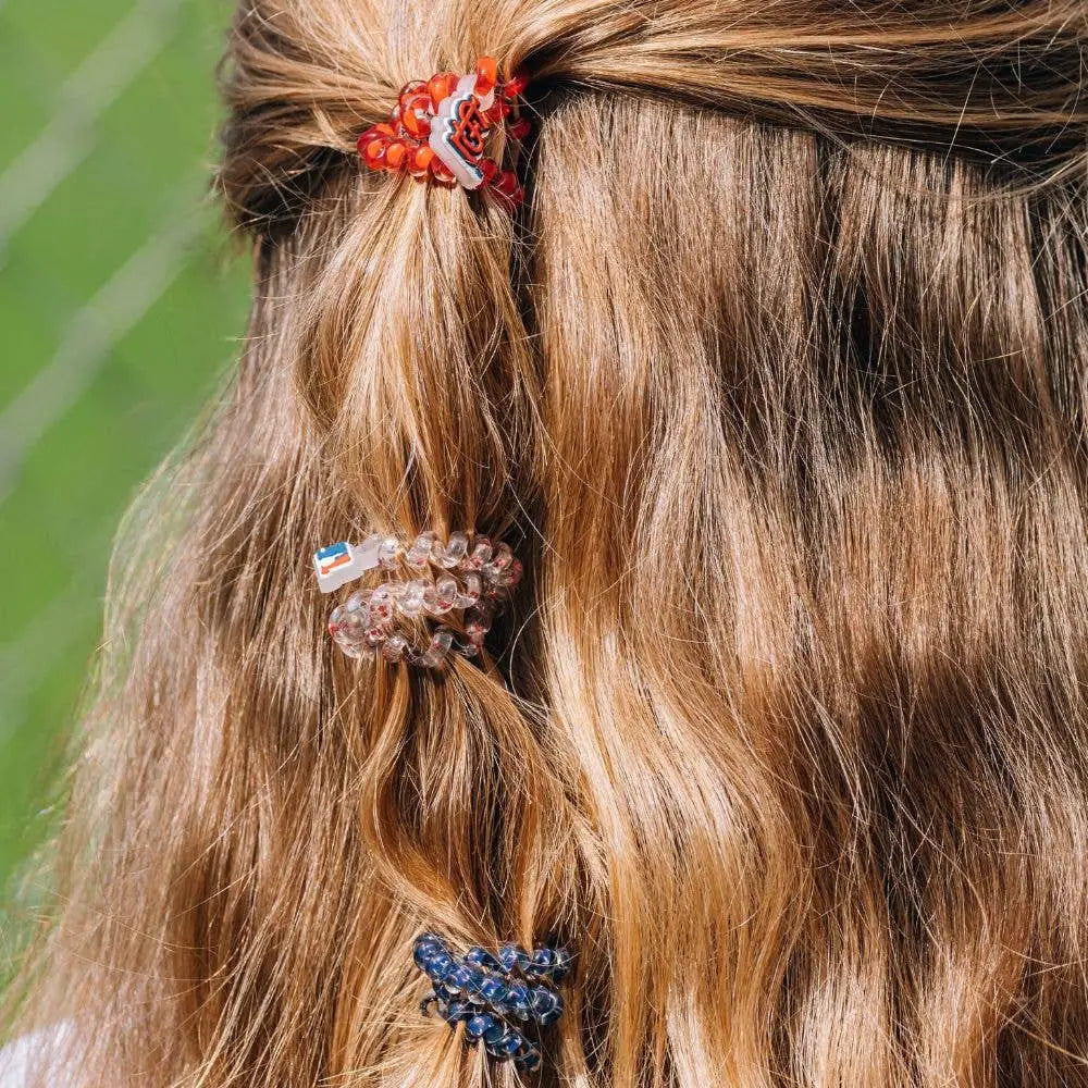 Spiral Hair Coils - St. Louis Cardinals Hair Ties - Small - TELETIES