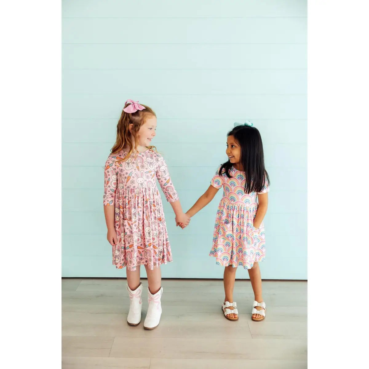 Pocket Twirl Dress - Springtime Bunnies - Easter - Mila & Rose ®