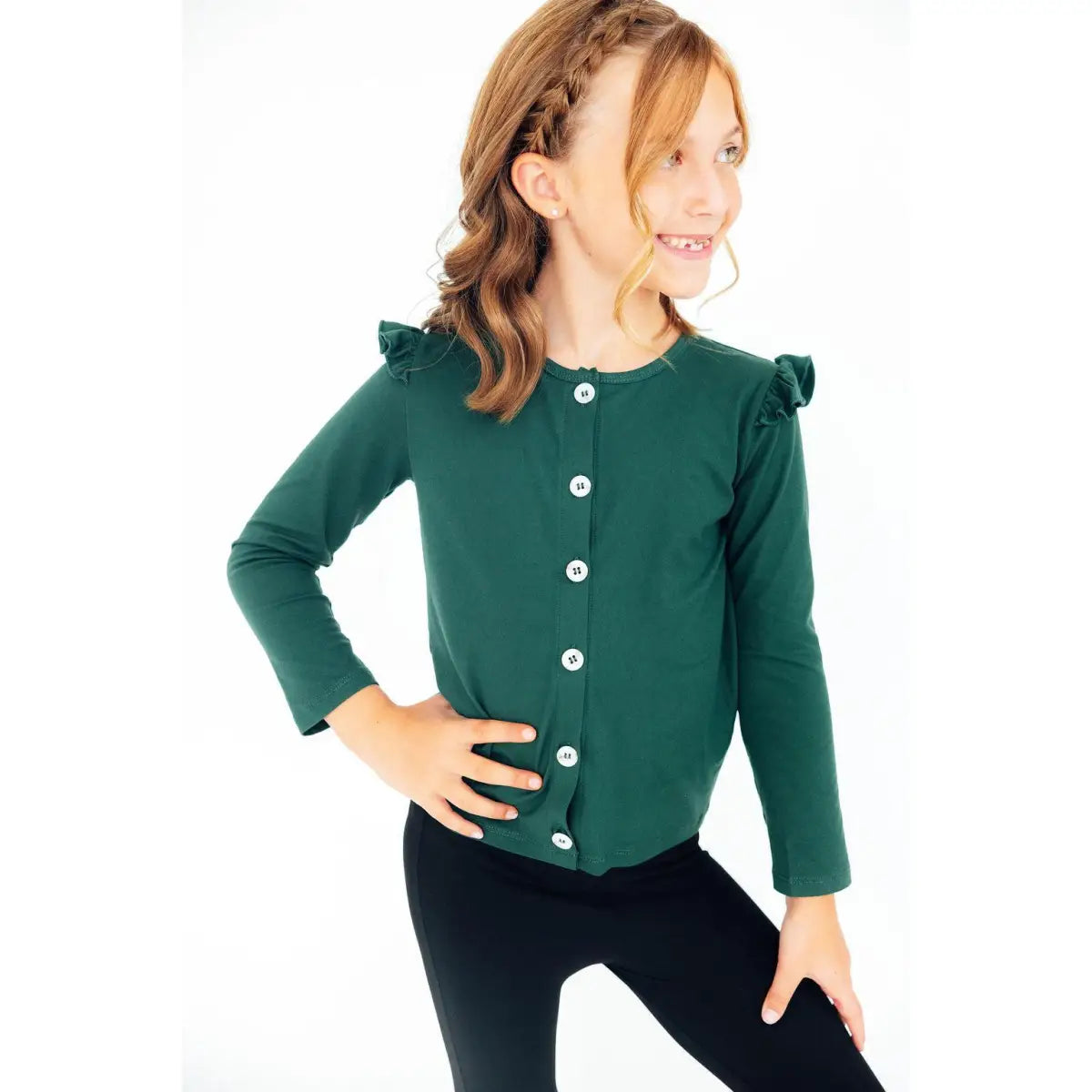 Spruce Ruffle Cardigan - Mila & Rose ®