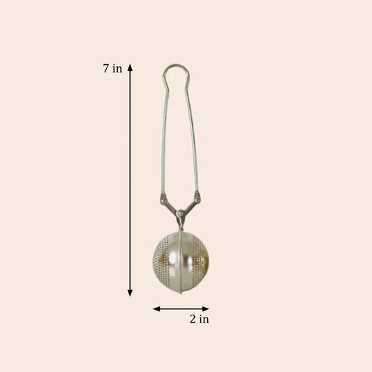 Tea Strainer - Stainless Steel - for Loose Tea - Bamboo Switch