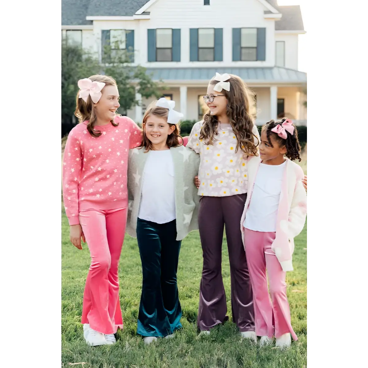 Star Kids Cozy Cardigan - Sage/Coconut - Mila & Rose ®