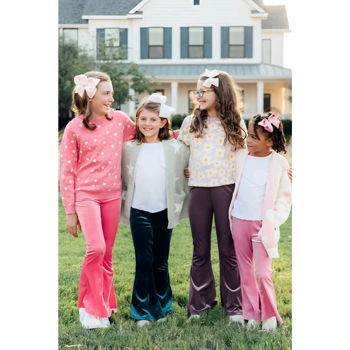 Star Kids Cozy Cardigan - Sage/Coconut - Mila & Rose ®