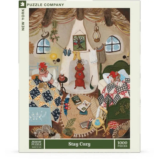 Jigsaw Puzzle - Stay Cozy by Lore Pemberton - 1000 Piece - New York Puzzle Company