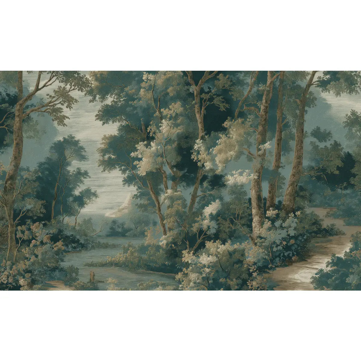 Sterling Landscape Mural Wallpaper - Tree Landscape - Sample 1 foot by 1 foot / 4 - Loomwell Home Goods