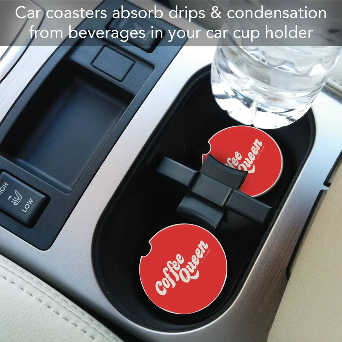 Stone Car Coaster - Coffee Queen - Thirstystone
