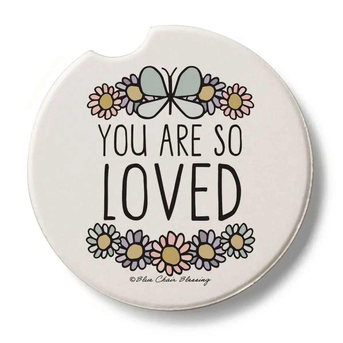 Stone Car Coaster - You Are So Loved - CounterArt/Highland Home/Thirstystone