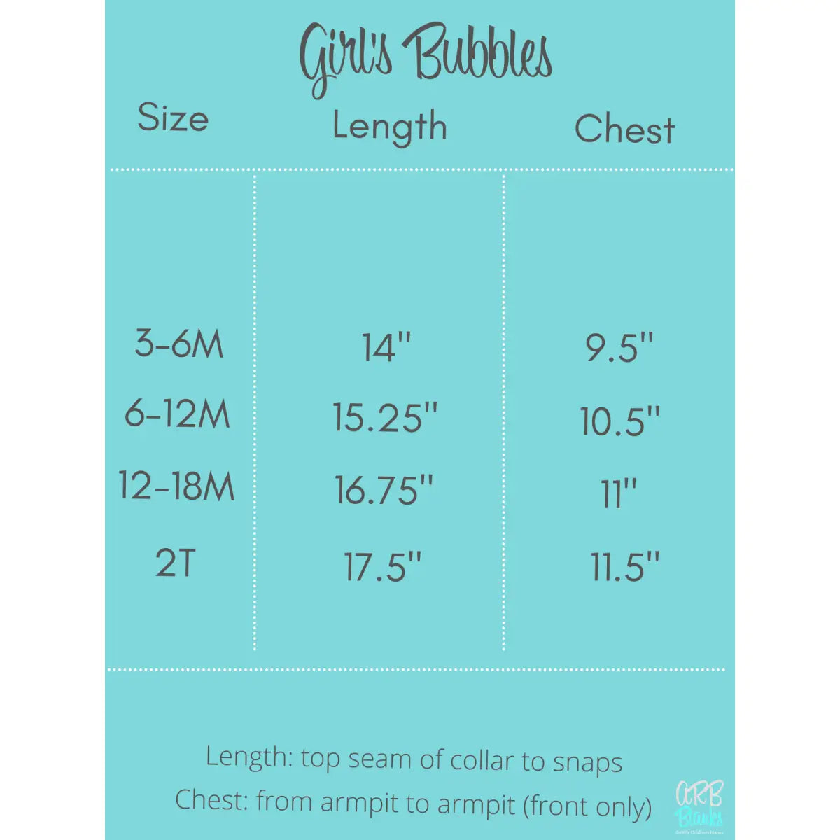 Sublimation Baby Bubbles - ARB Blanks