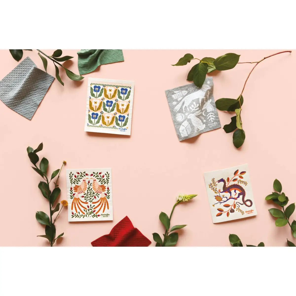 Swedish Dishcloth - Woodland Animals - Ecologie