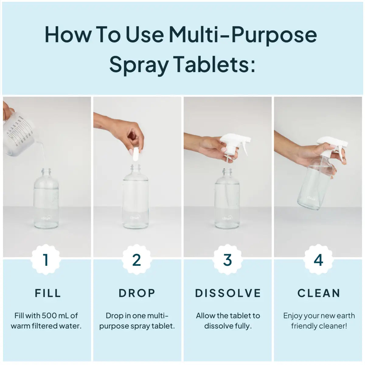 Sweet Citrus Multi-Purpose Cleaner Concentrate Refill Kit with Bottle - NATURE BEE