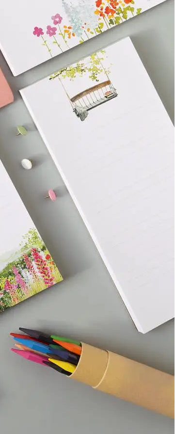 Notepad or List Pad - Porch Swing - Felix Doolittle