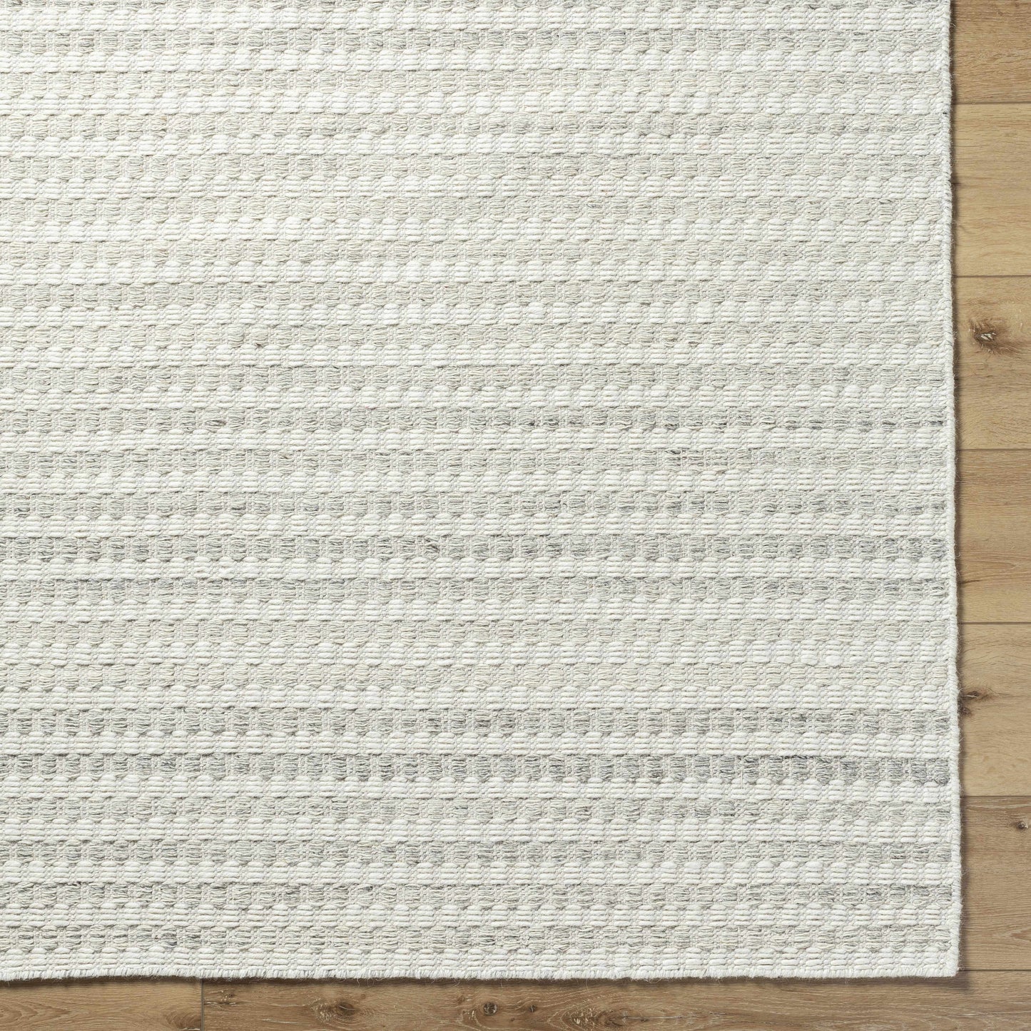Ivory Textured Wool Rug - Boutique Rugs