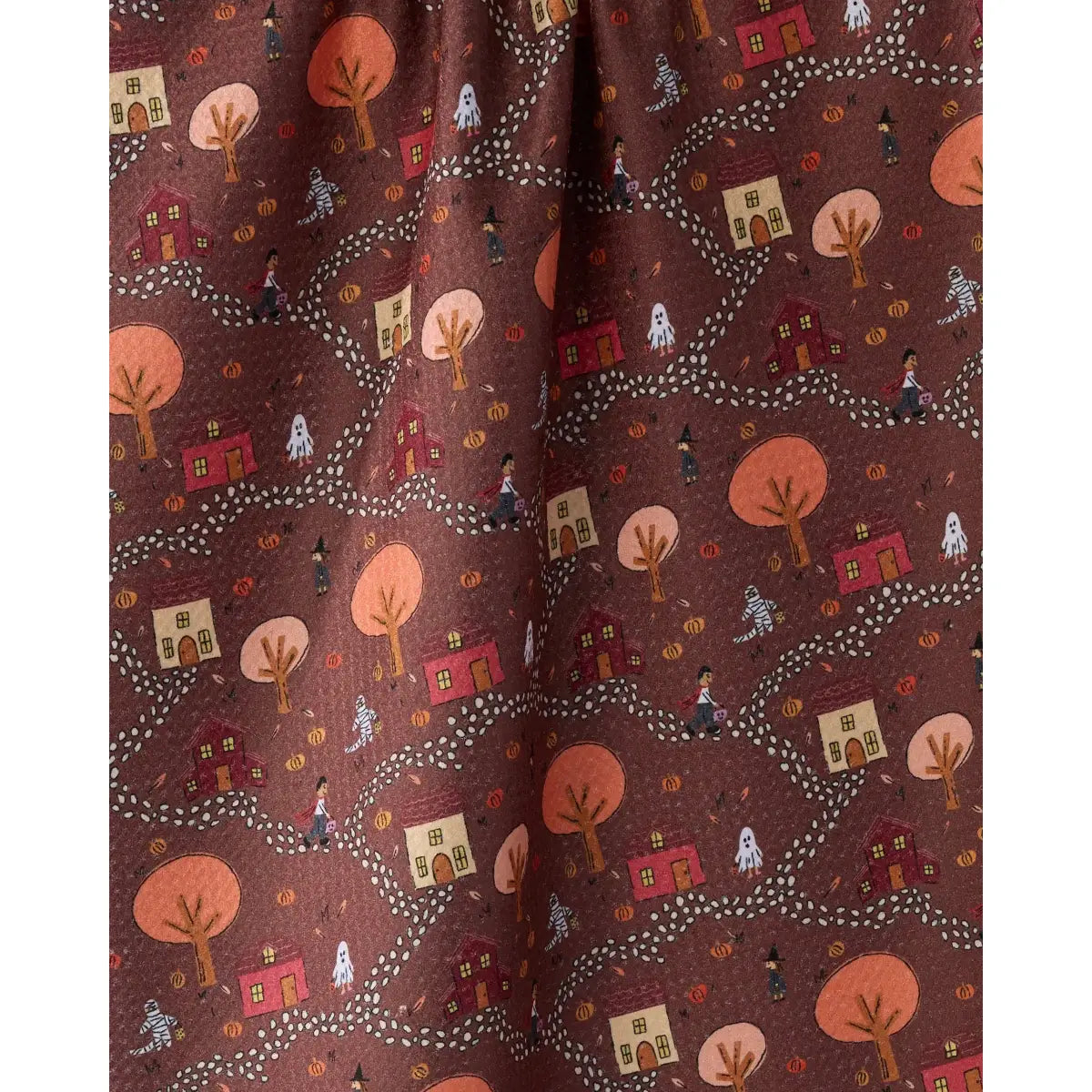 Kitchen Towel - Halloween Treat Trail - Geometry