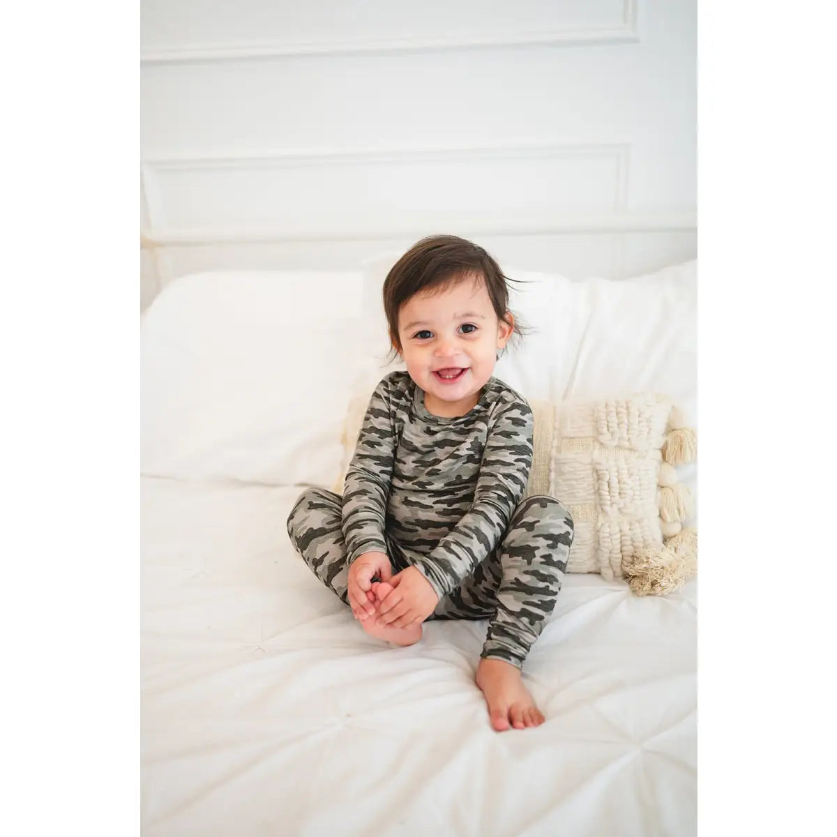 Two-Piece Pajama Set - Camo - Harp Angel Boutique