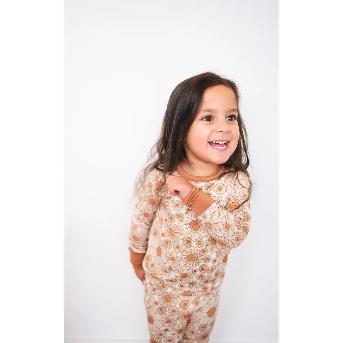 Two-Piece Pajama Set - Flower Garden - Harp Angel Boutique