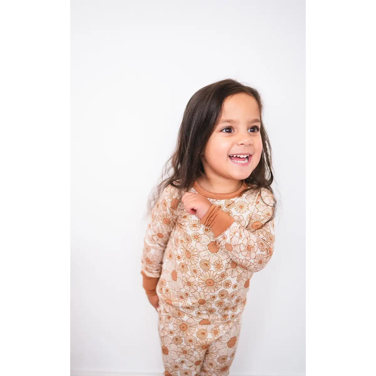 Two-Piece Pajama Set - Flower Garden - Harp Angel Boutique