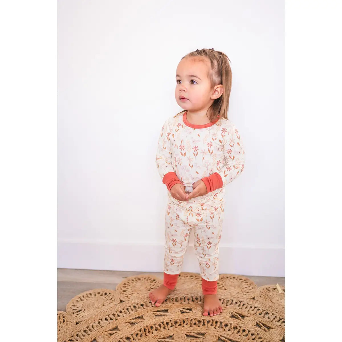 Two-Piece Pajama Set - Wildflower - Harp Angel Boutique