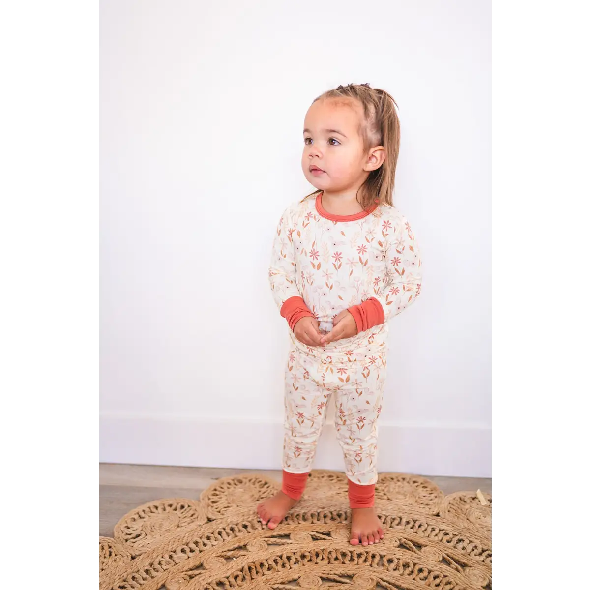 Two-Piece Pajama Set - Wildflower - Harp Angel Boutique