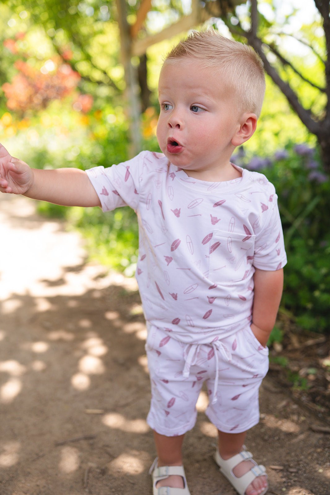 Two-Piece Short Set - Surf - Harp Angel Boutique