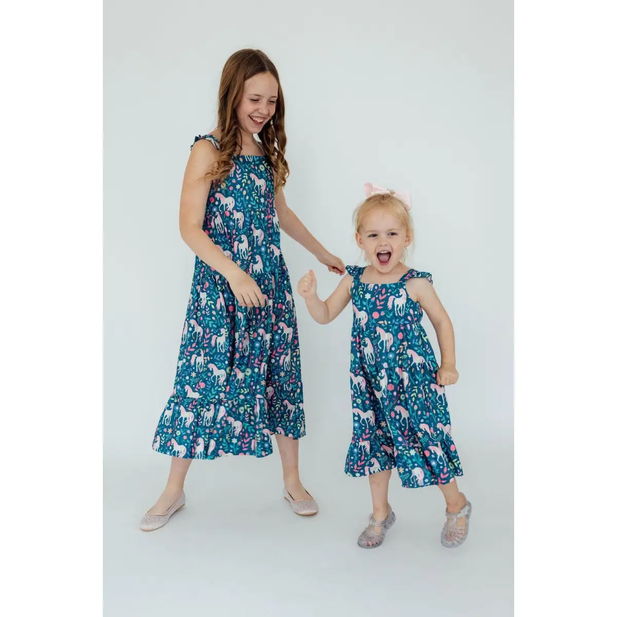 Unicorn Ruffle Maxi Dress - Mila & Rose ®