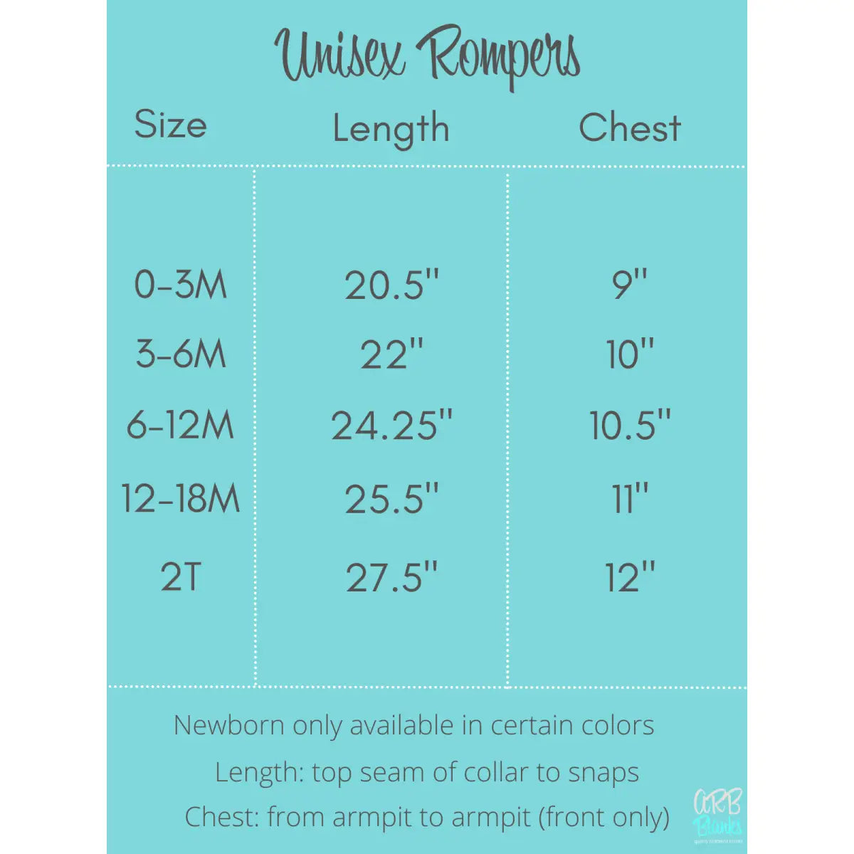 Unisex Long Sleeve Rompers - ARB Blanks