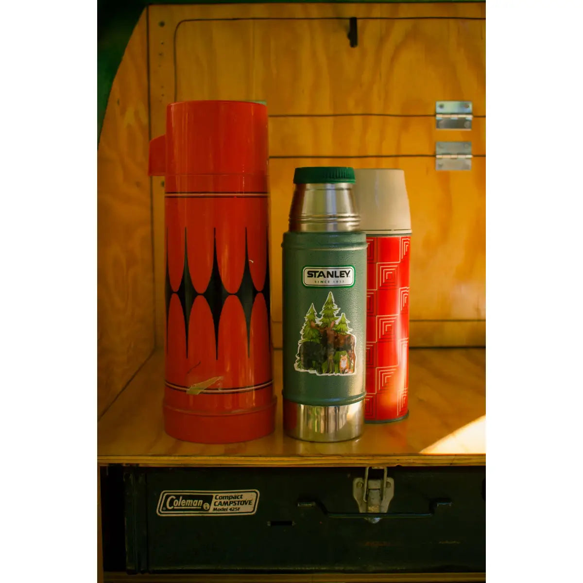 Vintage Thermos Vinyl Sticker - Little Rocks Design