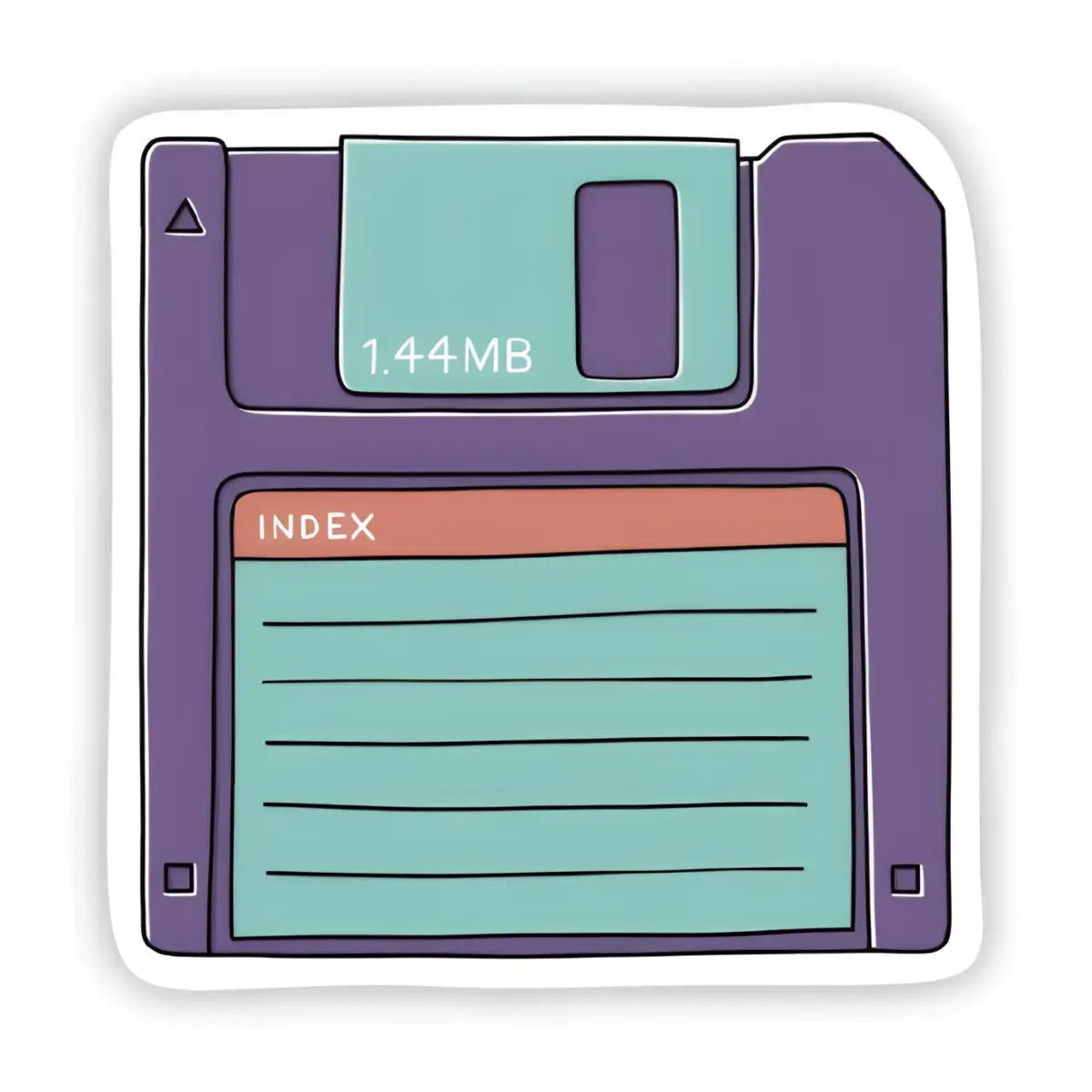 Vinyl Sticker - Floppy Disk - Big Moods