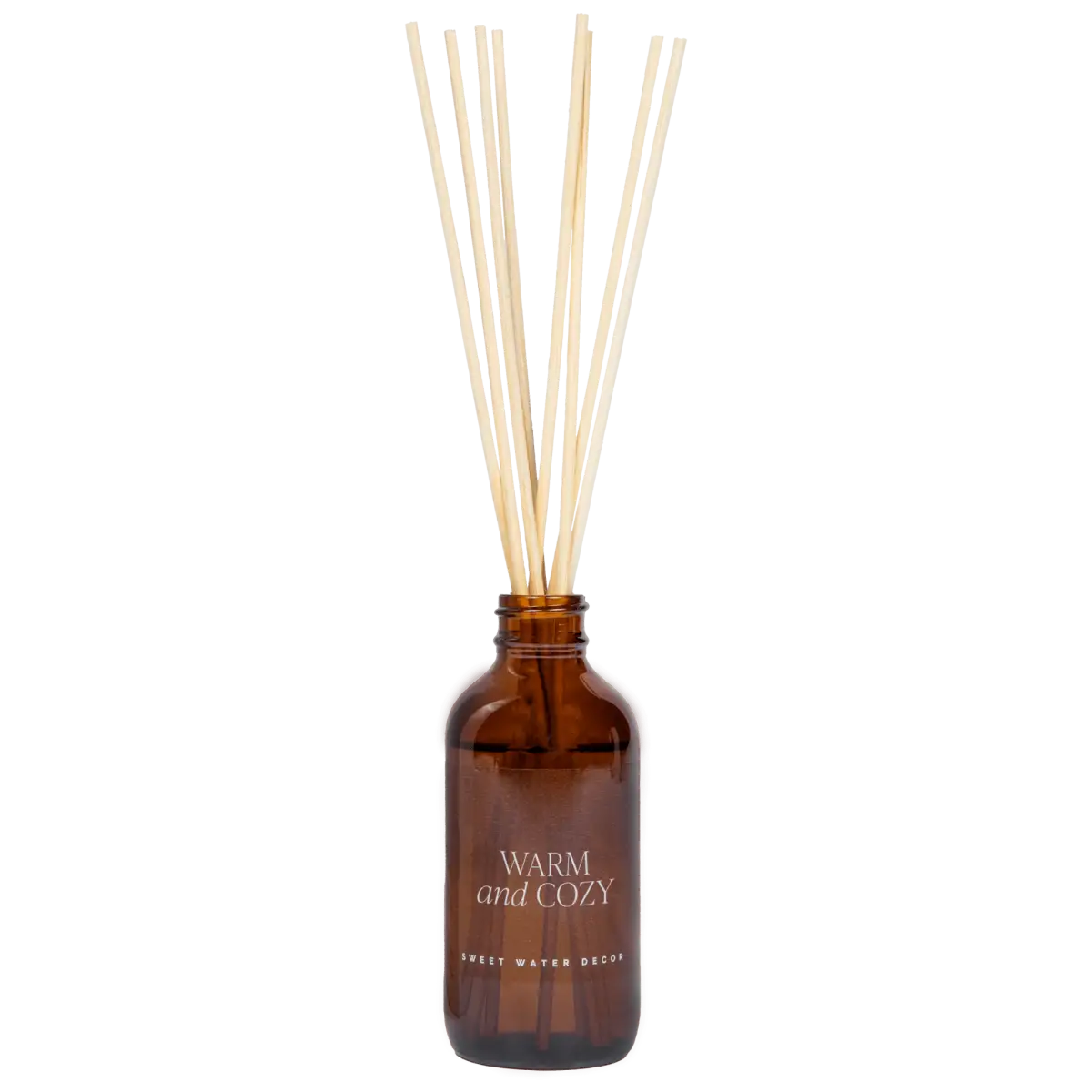 Warm and Cozy Amber Reed Diffuser - Sweet Water Decor