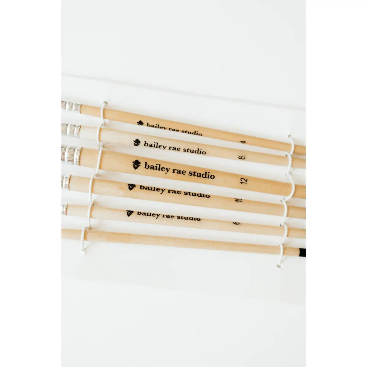 Watercolor Brush Set - 6 piece Round Tip - Bailey Rae Studio