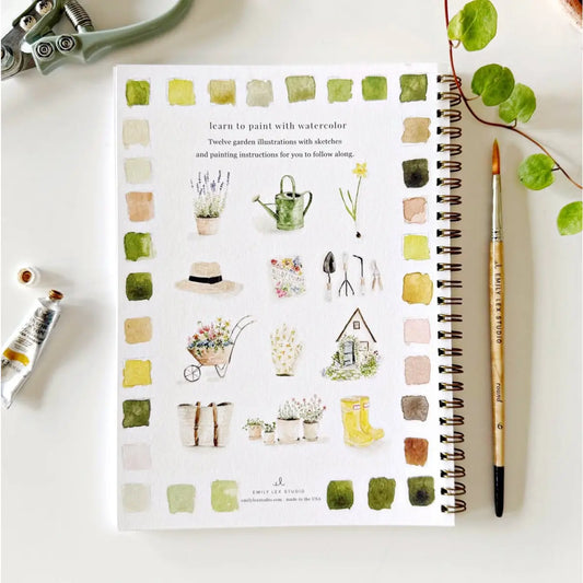 Watercolor Workbook - Garden - Emily Lex - emily lex studio