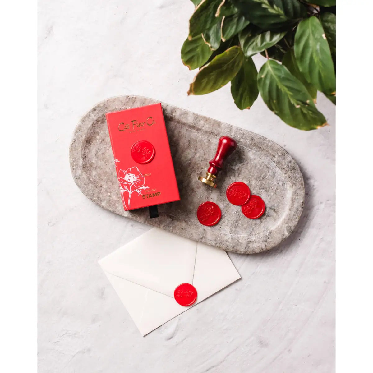 Wax Seal Set with Stick and Stamp - Cate Paper Co.