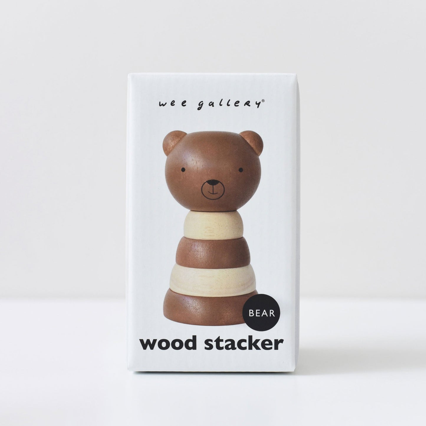 Wood Stacker - Bear - Wee Gallery
