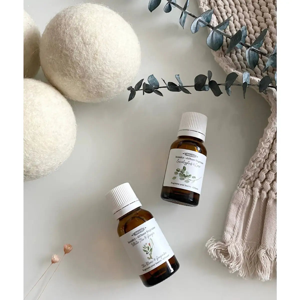 White Tea & Ginger laundry + diffuser fragrance oil - Dot & Lil
