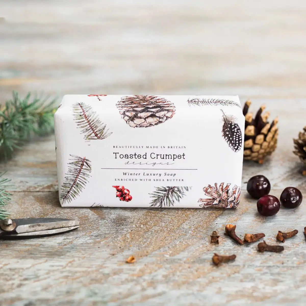 Luxury Soap Bar - Winter Holiday - Toasted Crumpet (We Pay All US Duties & Tariffs)