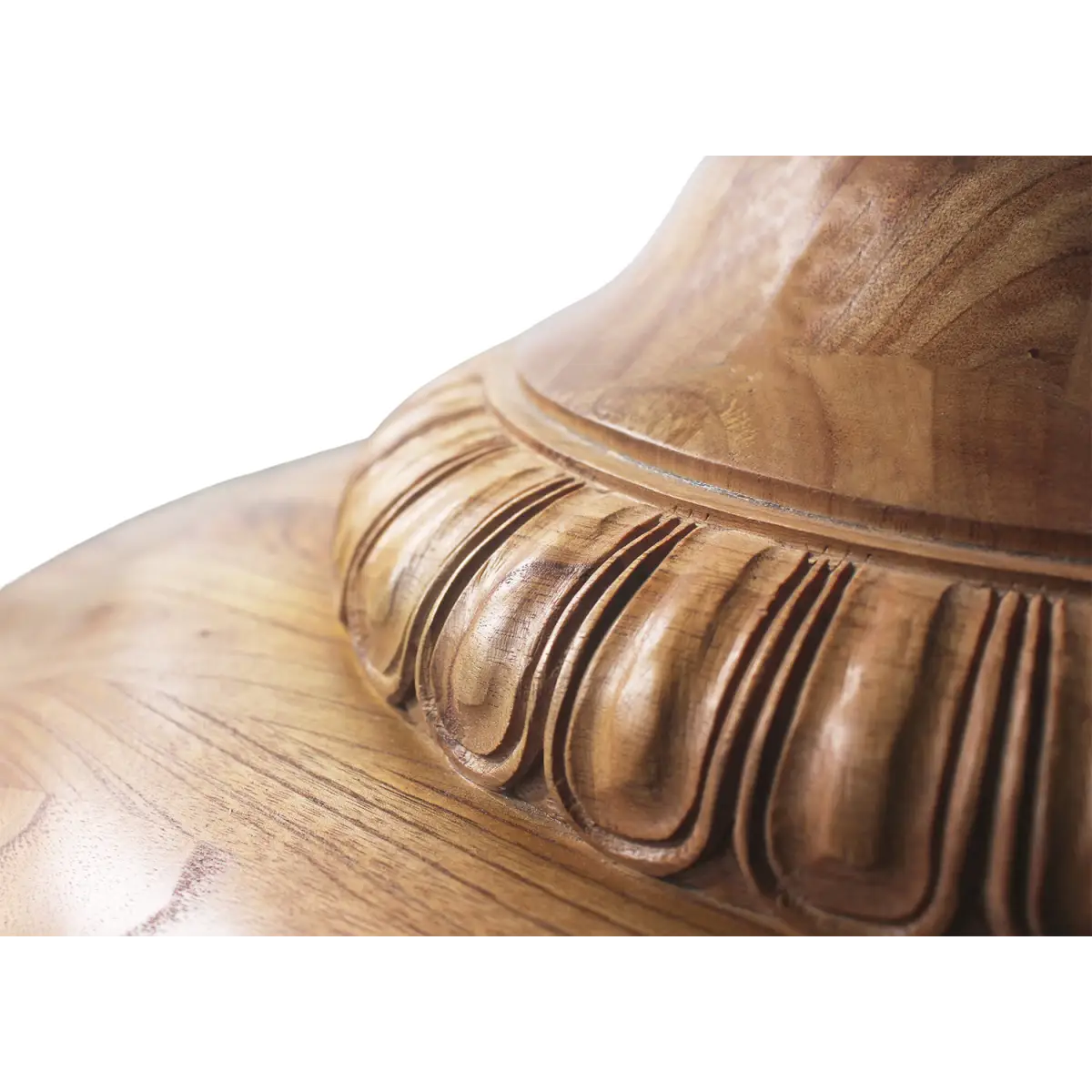 Wood Pedestal Table - Golden Oak - 55’’ - Ave Home