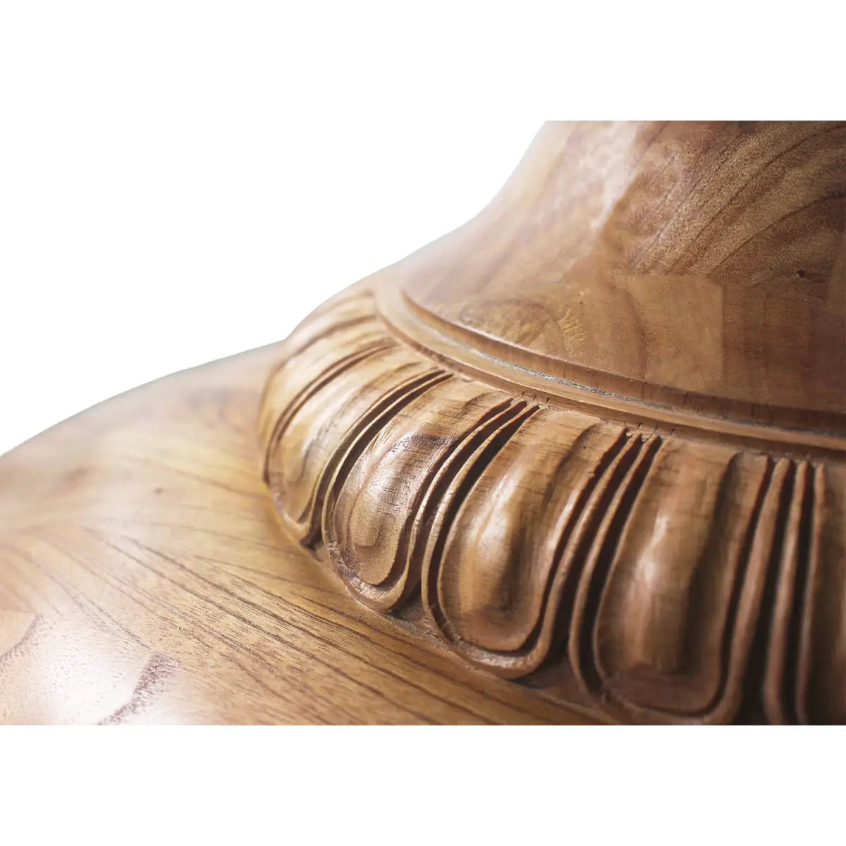 Wood Pedestal Table - Golden Oak - 55’’ - Ave Home