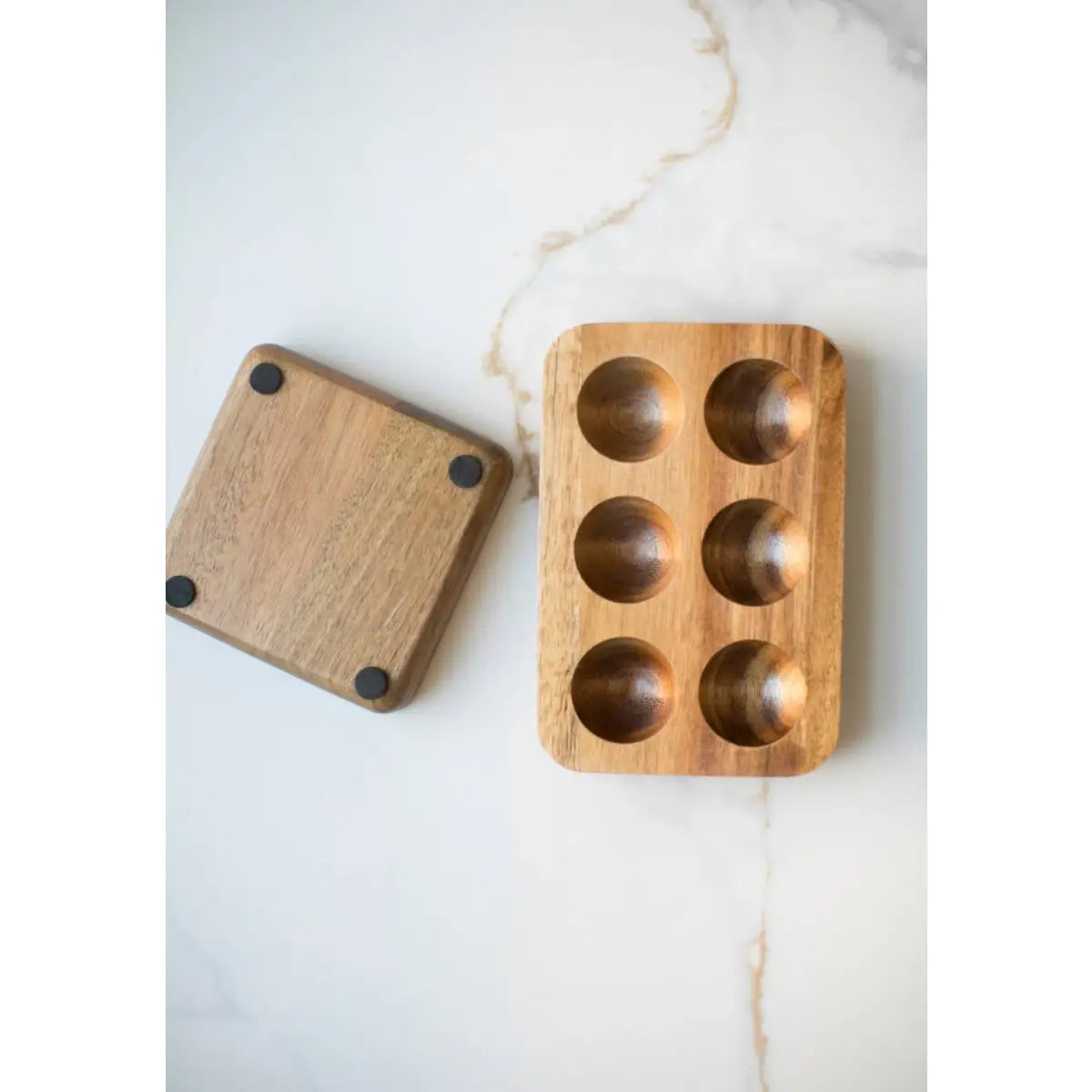 Wooden Egg Holder - 10 holes - Fodory