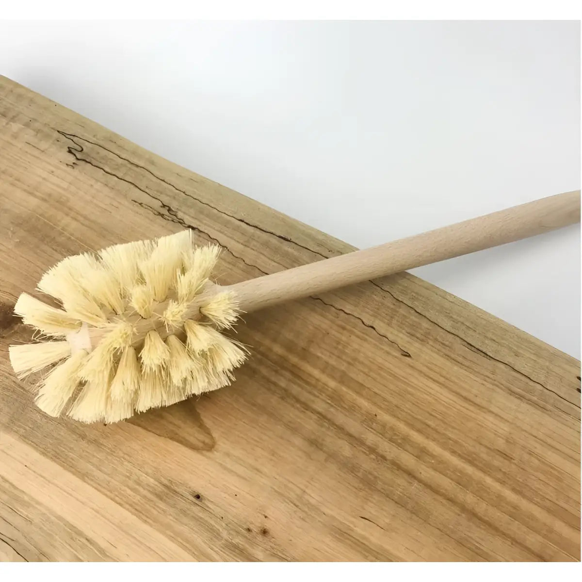 Wooden Toilet Brush Set - Natural Eco-Friendly - includes stand - Smile Boutiques